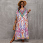 Rayon Engineered-Print Beach Robe ¨C Vacation Bikini Cover-Up, Women¡¯s Swimsuit Outerwear