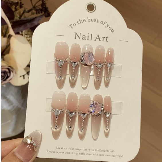 1034- Handmade press on nails fake nails removable