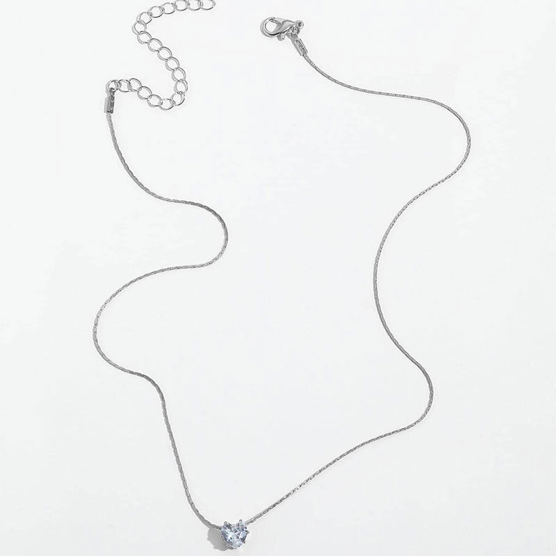 Love Rhinestones Pendant Necklace