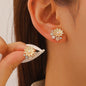 Summer Yellow Earrings Sweet Cute All-Match Fashion Jewelry