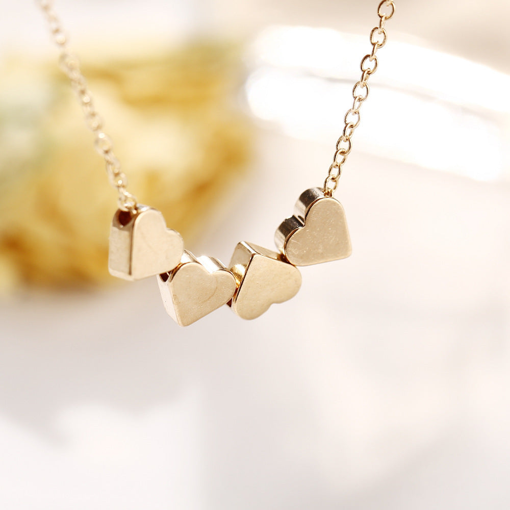 Heart Charm Pendant Bracelet for Women