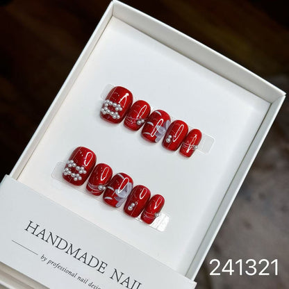 1028- Handmade press on nails fake nails removable