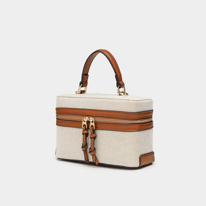 Chic Women's Bag Spring Shoulder Bag – Portable Hard Fashion Small Square Bag for Everyday Style Crossbody