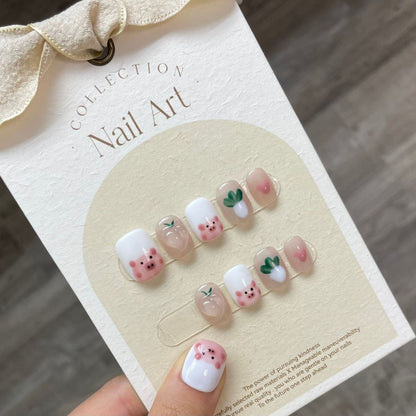 1024- Handmade press on nails fake nails removable