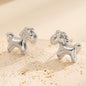 Luxury Festive Pony Stud Earrings Lucky "Rich Immediately" Fashion Earrings