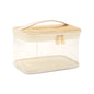 Large capacity PVC straw makeup bag for women,Portable travel toiletry bags, cosmetics portable storage bags, lightweight makeup bags,