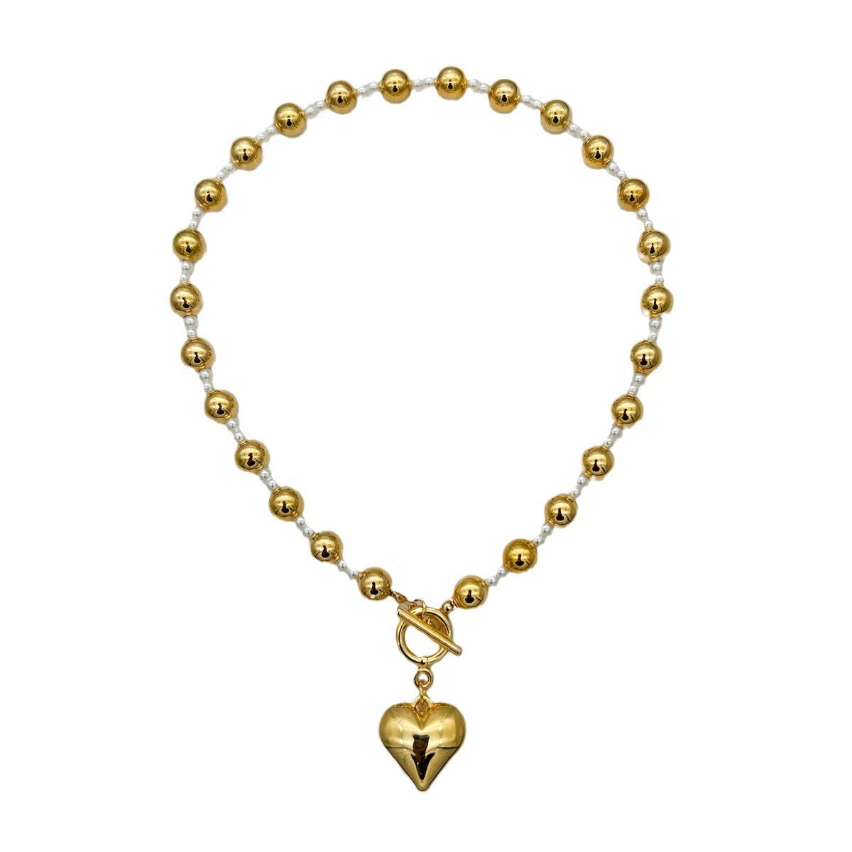 Punk CCB Bead Charm Necklaces