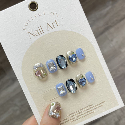 1024- Handmade press on nails fake nails removable