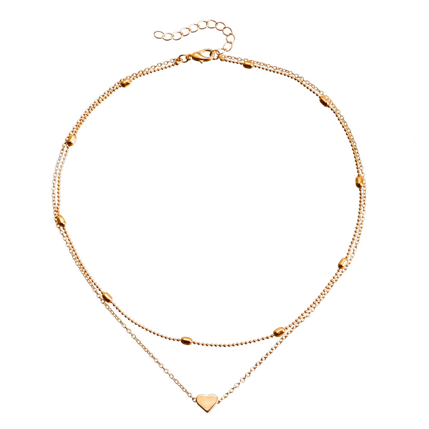 Layer Chain Choker Necklace for Women