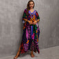 Rayon Engineered-Print Beach Robe ¨C Vacation Bikini Cover-Up, Women¡¯s Swimsuit Outerwear