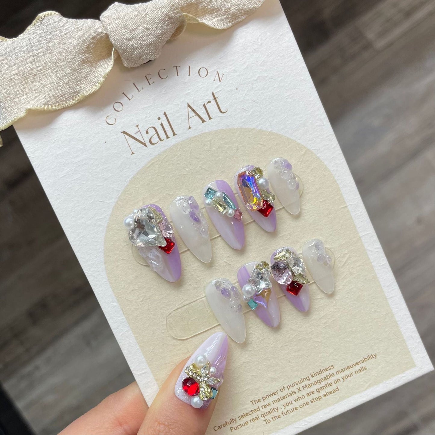 1024- Handmade press on nails fake nails removable