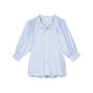 Retro V-neck shirt for female
