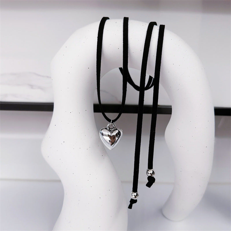 Rope Bow Tie Adjustable Necklace