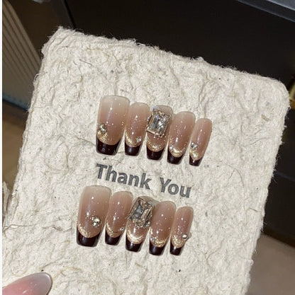 1034- Handmade press on nails fake nails removable
