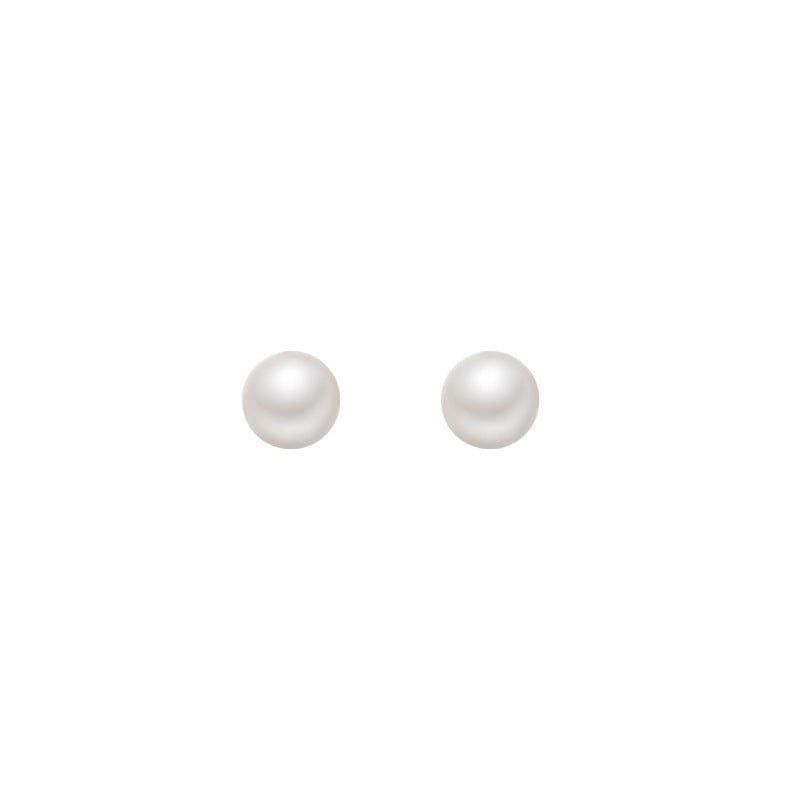 Colorful Mermaid Color Round Pearl Earrings