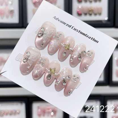 1031- Handmade press on nails fake nails removable