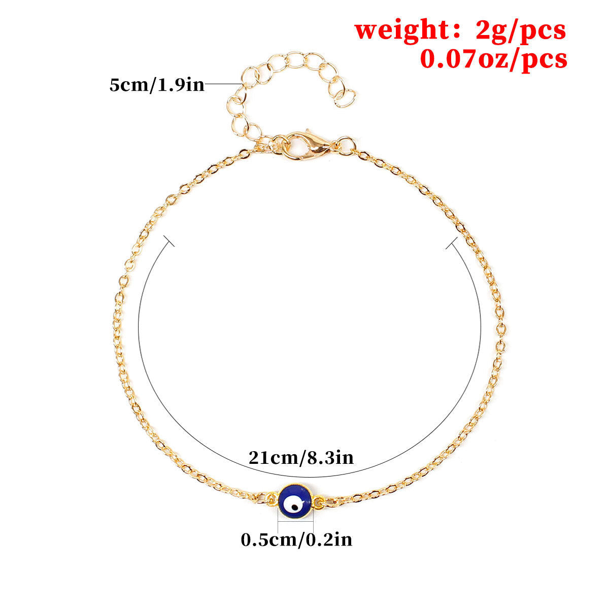 Devil Eye Beach Anklets Jewelry