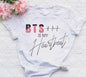 Letter Print Cotton T Shirt Fashion Brand Short Sleeve Tops Man Women Summer