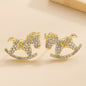 Luxury Festive Pony Stud Earrings Lucky "Rich Immediately" Fashion Earrings