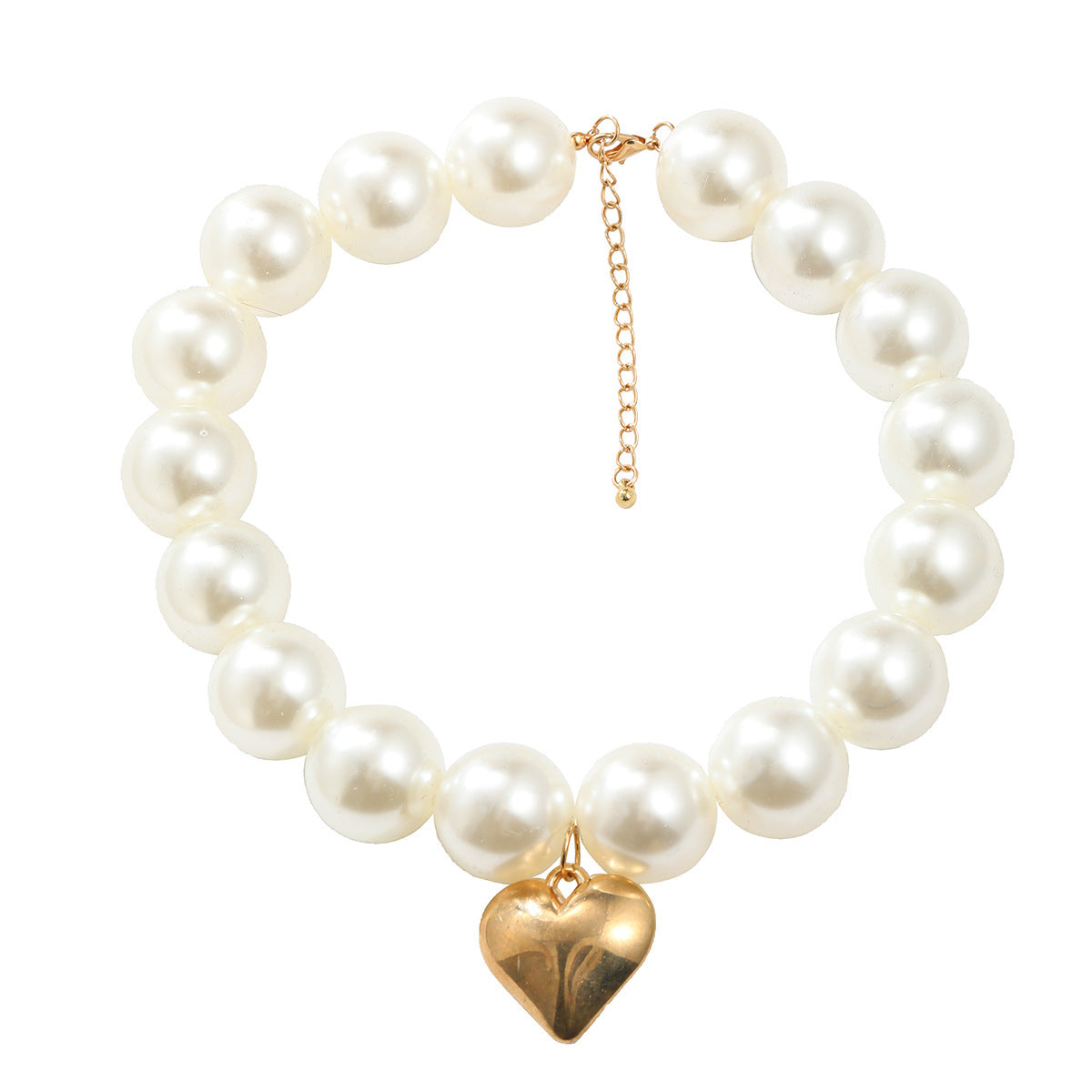 Exaggerated Large Beads Fashion Short Necklaces