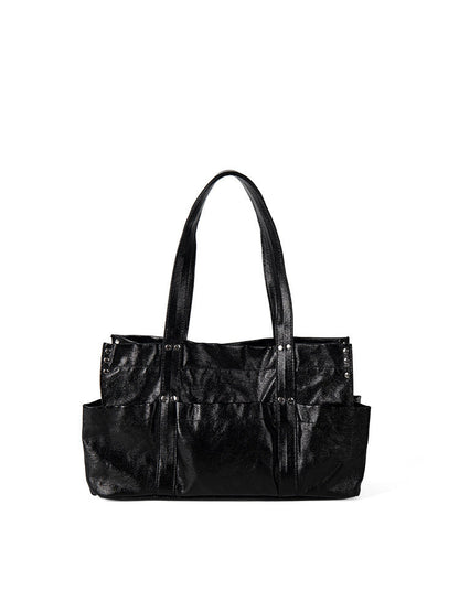 Stylish Metallic Hobo Tote Purse - Summer Design Large Capacity Multi-Compartment Shoulder Bag for Women