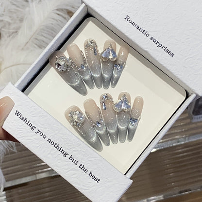 0995- Handmade press on nails fake nails removable