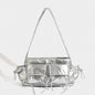 Summer nylon texture portable shoulder bag, casual shoulder bag, hobo shoulder bag, top handle shoulder purse