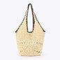 Woven Bag – Casual Beach Vacation Tote, Daily Versatile Commuter Purse, Unique Women's Accessory