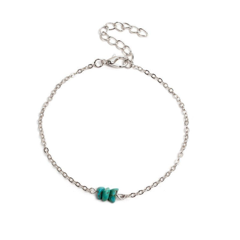 Nature Stone Charm Handmade Bracelet