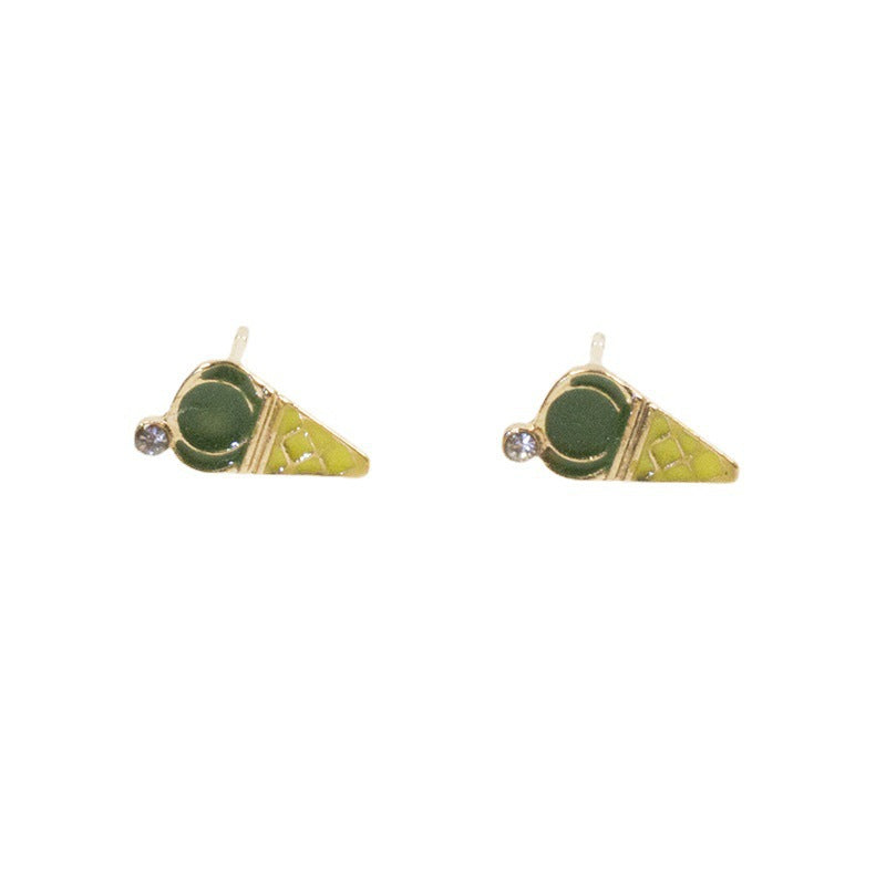 Enamel Ice Cream Earrings