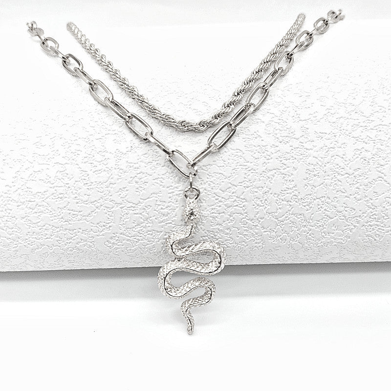 Bohemian Layered Snake Anklet Summer Beach Anklets