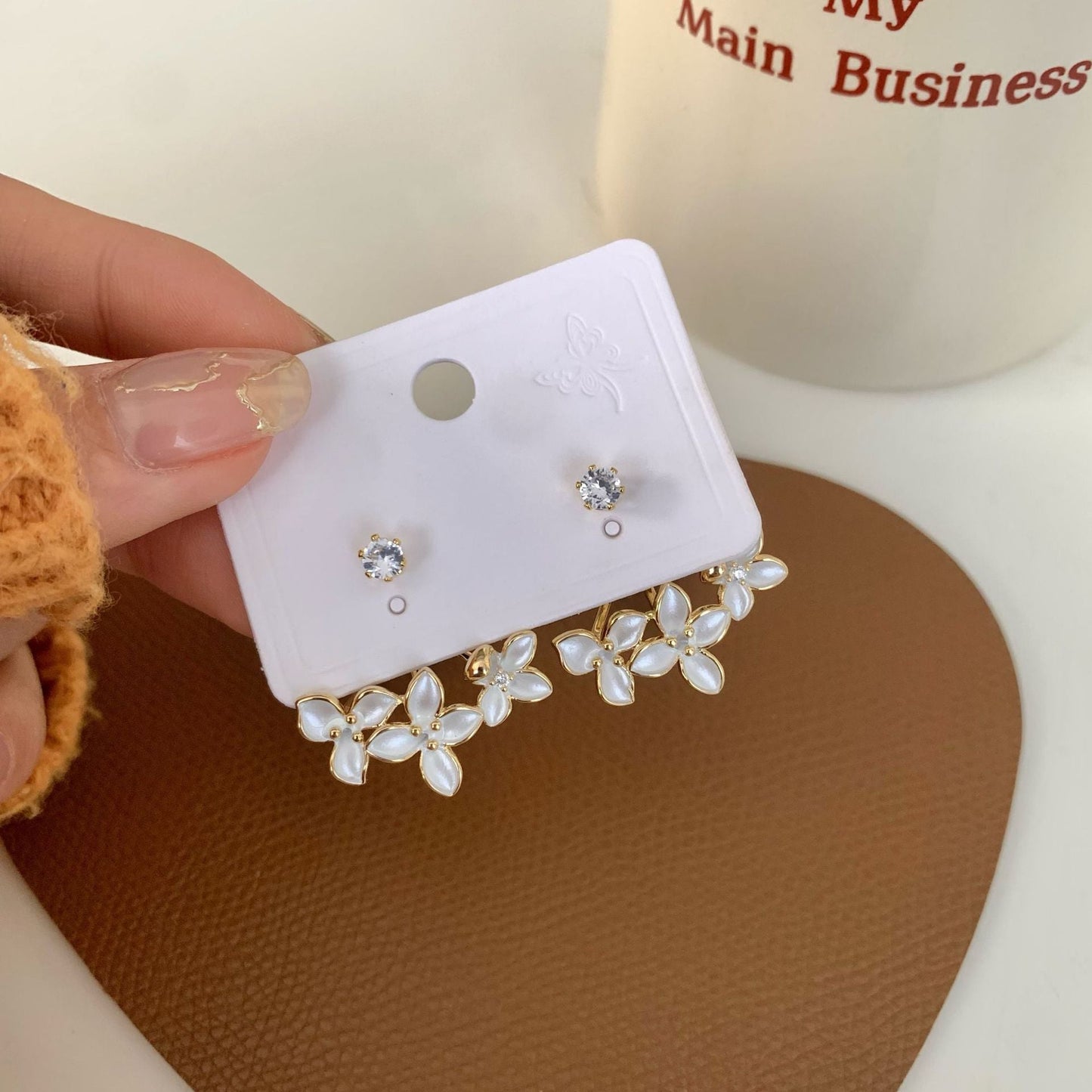 Sweet Daisy Flower Earrings