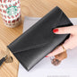 Wallet women's long, fringed three-fold flip clutch bag, simple women's wallet evening