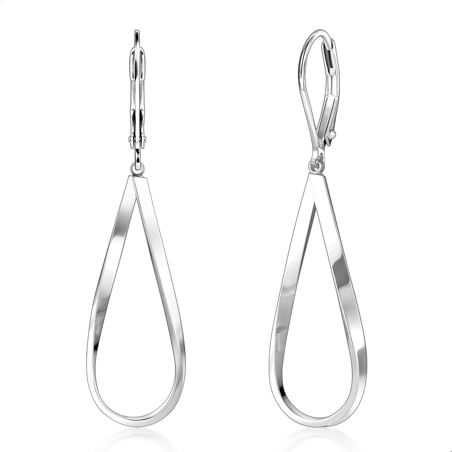 Brass real gold electroplating niche light luxury karst pleated earrings women's earrings