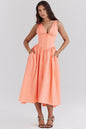Summer Slim Suspender Long Dress Fashion Printed V-Neck Temperament Dress