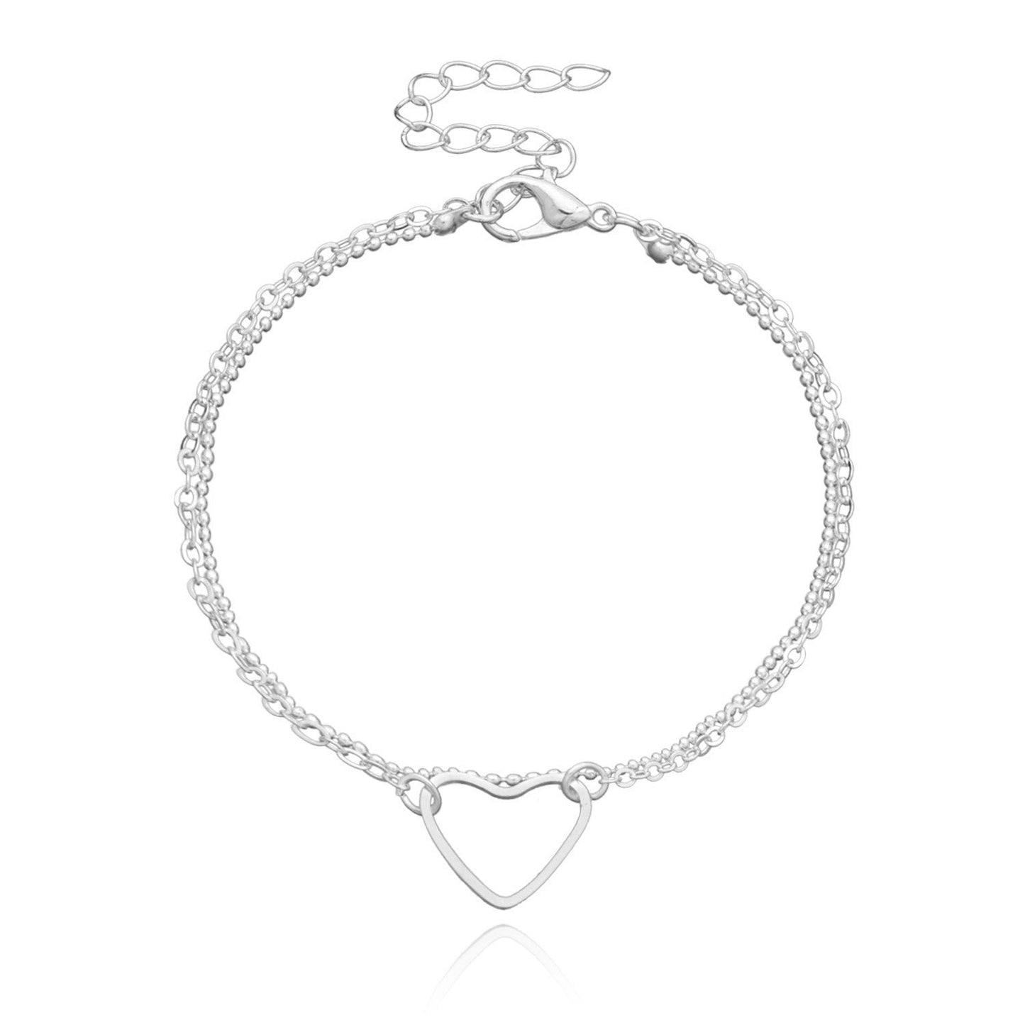 Hollow Cute Heart Bracelet