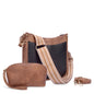Fashion crossbody shoulder bag, versatile women's crossbody bag with two shoulder straps, small women crossbody bag, Small Crossbody Purse for Women Triple Zip,