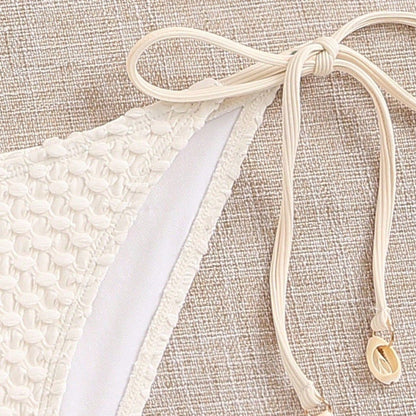 Women's Bikini Two Piece Swimsuit Shell Minimalist Swimsuit Set