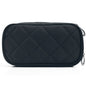 Nylon Cosmetic Bag, Waterproof Geometric Rhombus Cosmetic Wash Bag, makeup bag with compartments for College Dorm Camp Gym