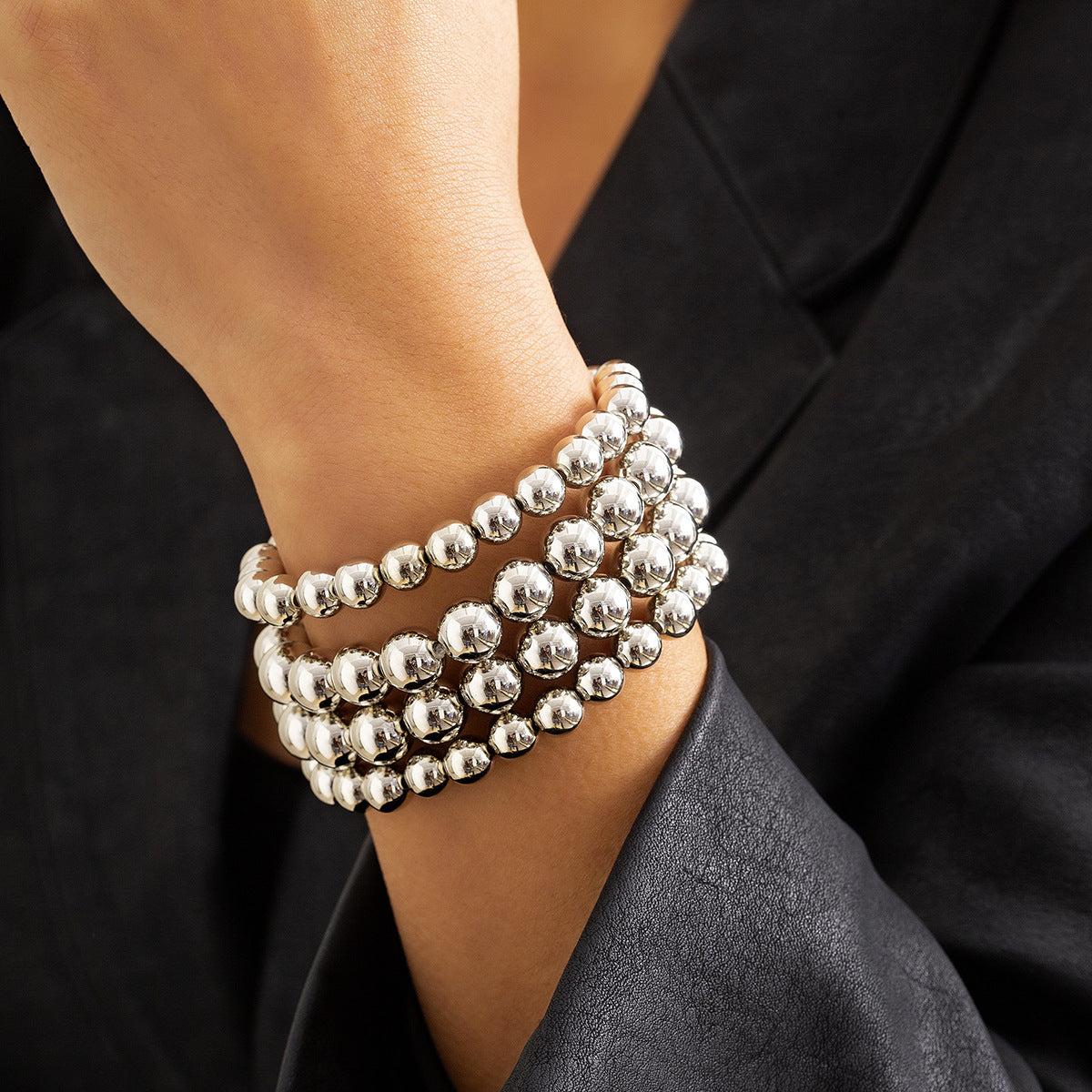 Elastic Stretch Ball Bracelet Set