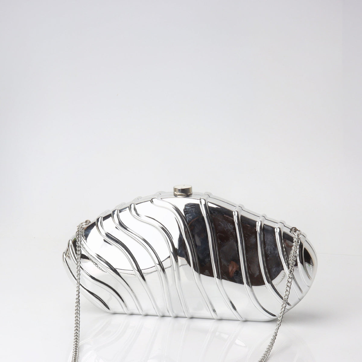 Acrylic Striped Minimalist Chain Banquet Bag, Evening Purse, Evening Bags for Women Formal