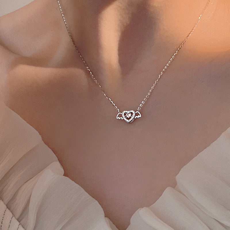 Simple Trendy Necklace Angel Wings