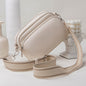 Chic Small Crossbody Bag Women's – Compact Shoulder Bag with Triple Pockets for Everyday Style & Convenience