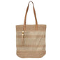 Hollow-Out Color-Block Fringe Woven Bag – Designer Straw Beach Tote, Large Vacation Shoulder Purse