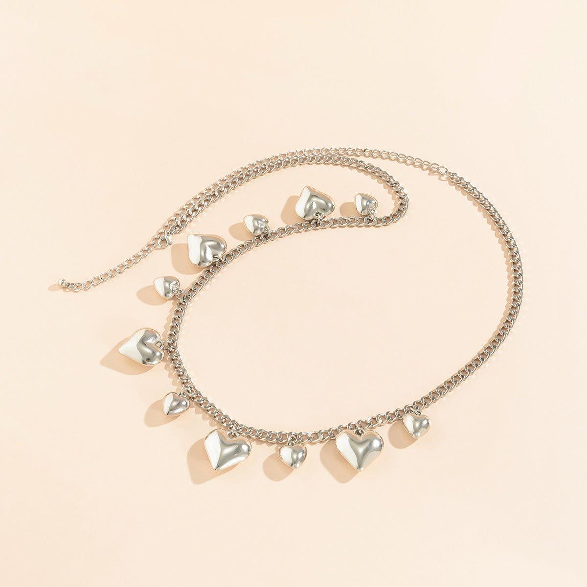 Simple Big Love Tassel Waist Chain