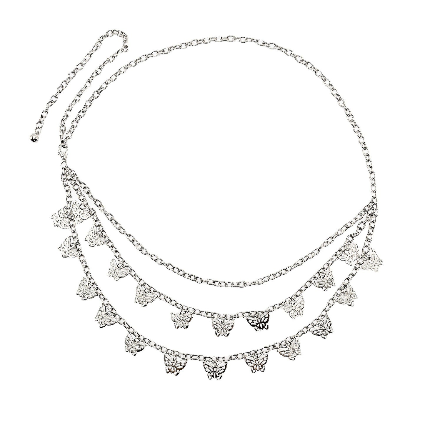 Retro Fashion Butterfly Pendant Multi-layer Trouser Chain