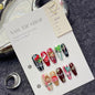 Christmas Collection Merry Christmas Heavy Industry Handmade Nail Art Long Short Fake Nails