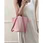 Fashion shoulder bucket bag, women pink small tote bag, women shoulder hobo tote purse