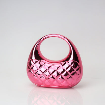 Shell Glossy Acrylic Bag, Shinny Dinner Colorful Bag Evening Clutch Purse Casual, Clutch Purse Party