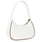 Quilted embroidered plaid armpit women's bags, women's hobo bags, small hobo bags for women,